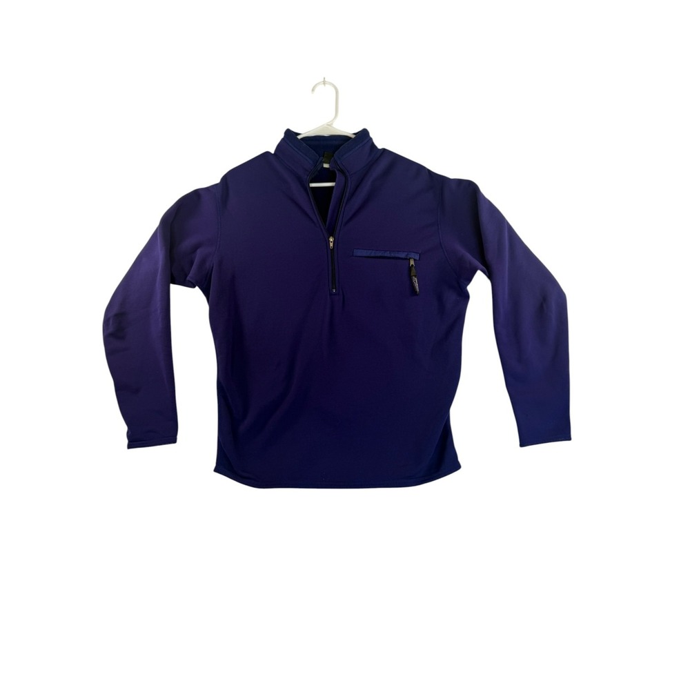 Patagonia Jacket Mens M Purple Fleece Lined Half Zip Running Training Athleisure
